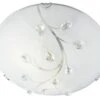 Embellished Round Petal Flush Ceiling Light -Home Furnishings Store 11101 22187
