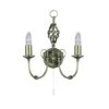Zanzibar Antique Brass Wall Light