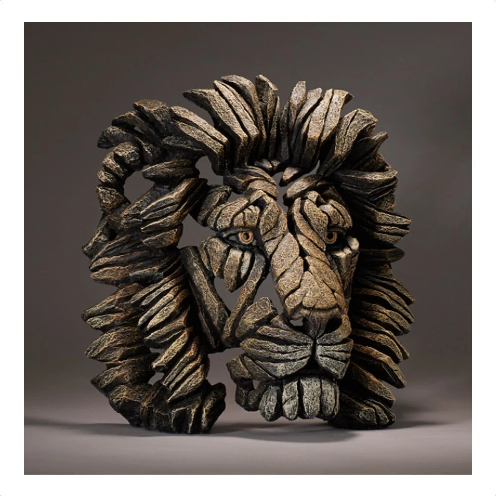 Edge Lion Bust Sculpture 4 Edge Lion Bust Sculpture - Image 2