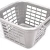Addis 505977 24L Square Metallic Laundry Basket