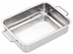 Masterclass Stainless Steel Heavy Duty Roasting Pan 27x20cm