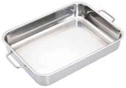 Masterclass Stainless Steel Heavy Duty Roasting Pan 27x20cm -Home Furnishings Store 21243 20406