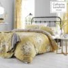 Catherine Lansfield Canterbury Ochre Quilt Set -Home Furnishings Store 21371 20362
