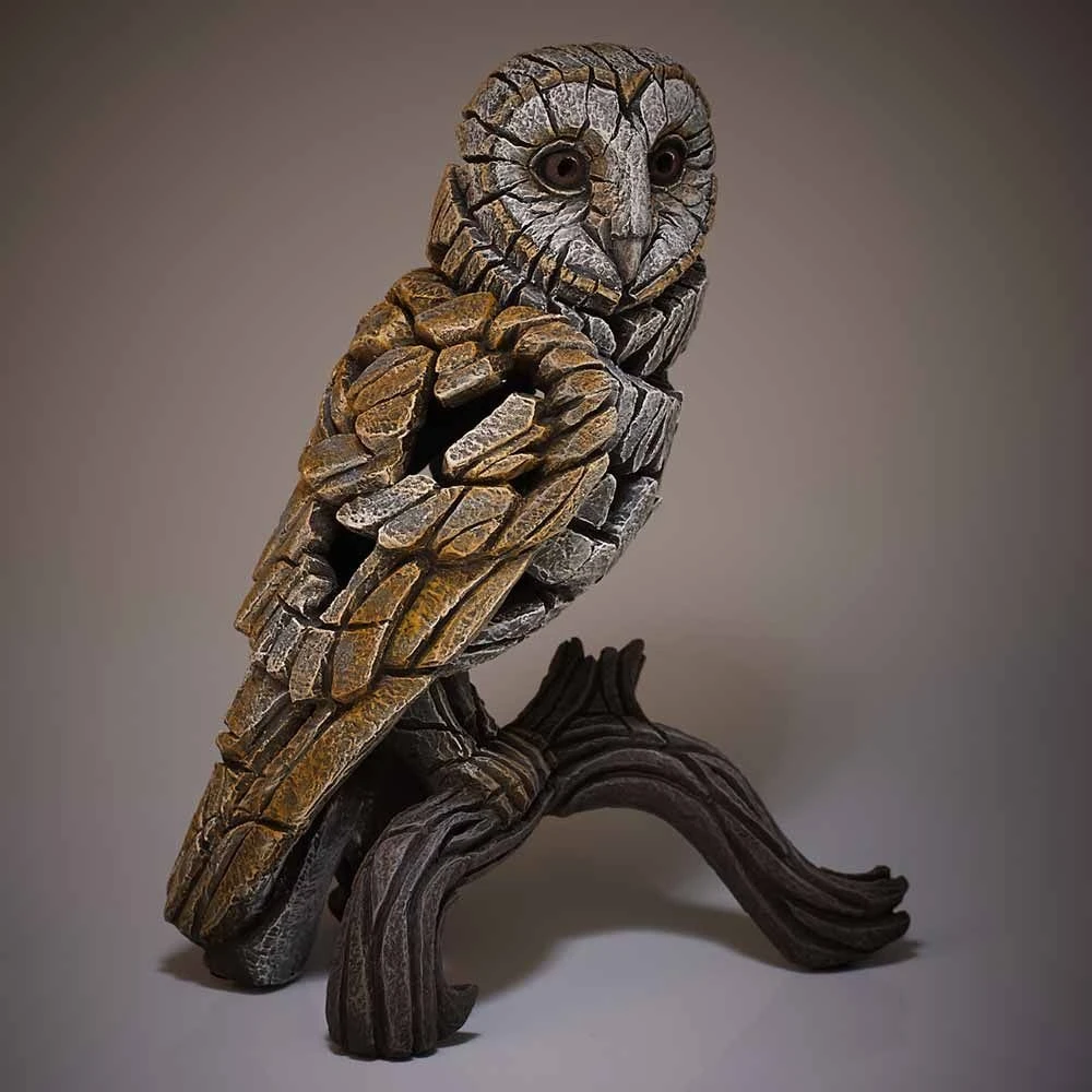 Edge Natural Barn Owl Sculpture 4 Edge Natural Barn Owl Sculpture - Image 2