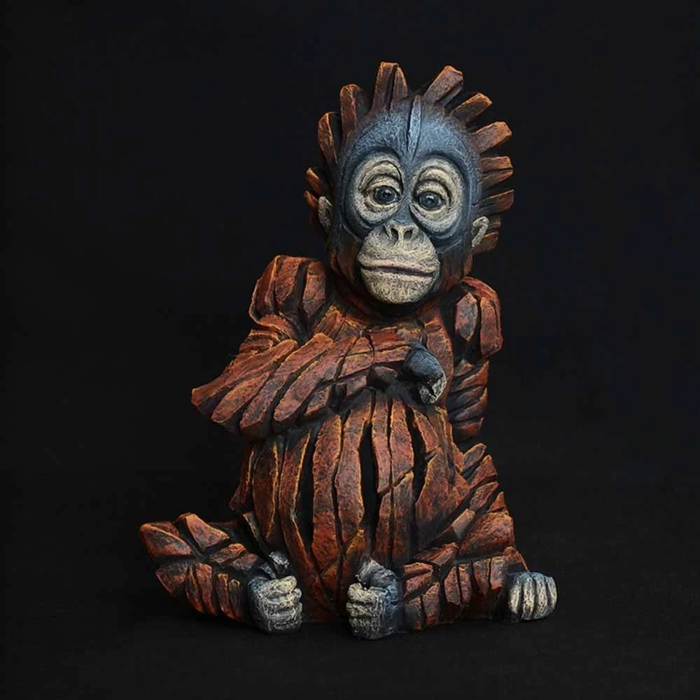 Edge Baby Orangutan Sculpture 3 Edge Baby Orangutan Sculpture