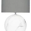 Pacific Lifestyle Small Marble Effect Ceramic Disc Table Lamp -Home Furnishings Store 24381 19860