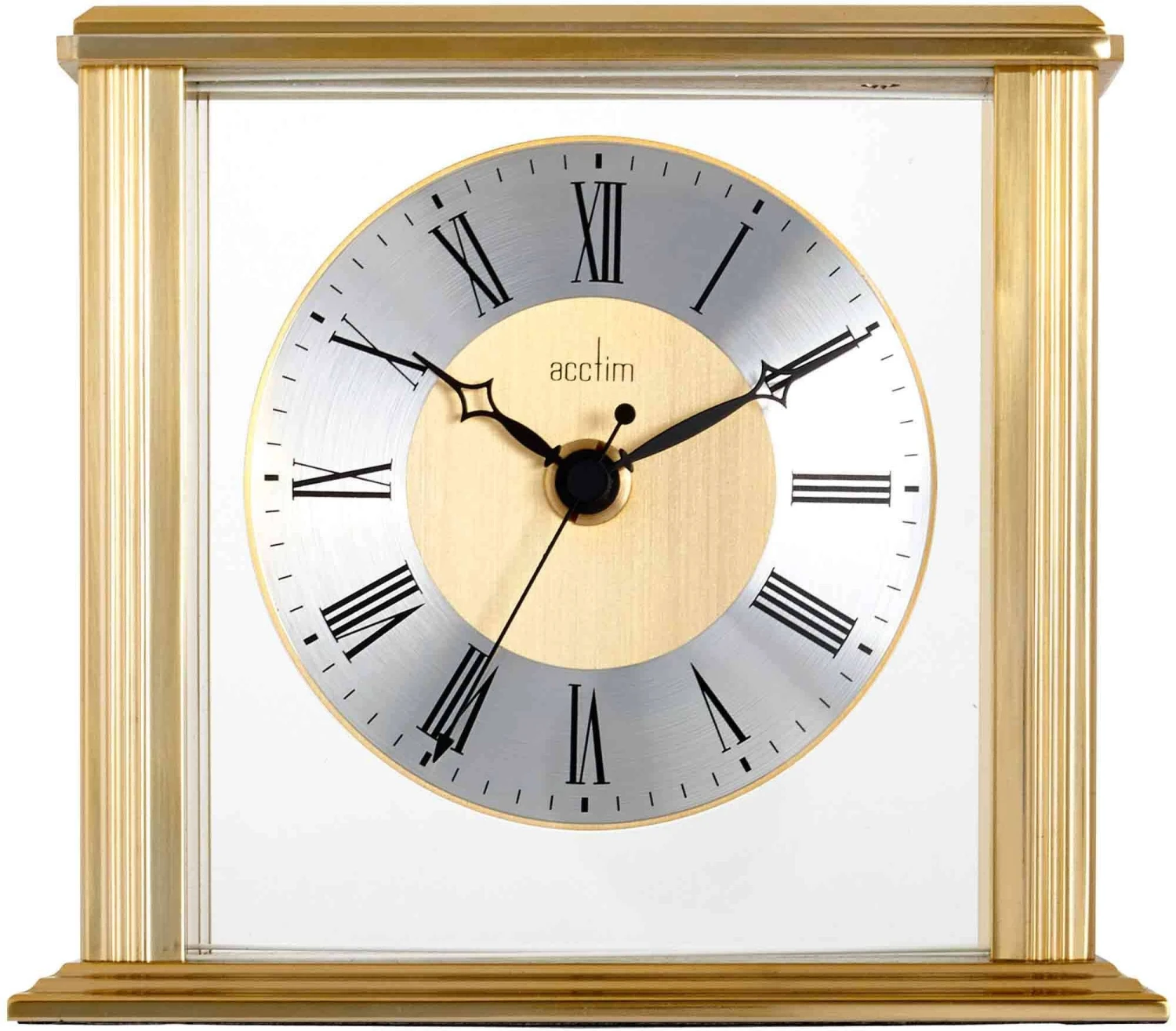 Hamilton Brass Effect Mantel Clock 3 Hamilton Brass Effect Mantel Clock