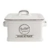 Pride Of Place Butter Dish White -Home Furnishings Store 26951 19364