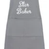 Star Baker Apron Grey