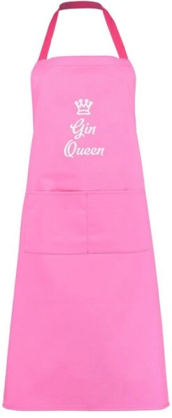 Gin Queen Apron Pink