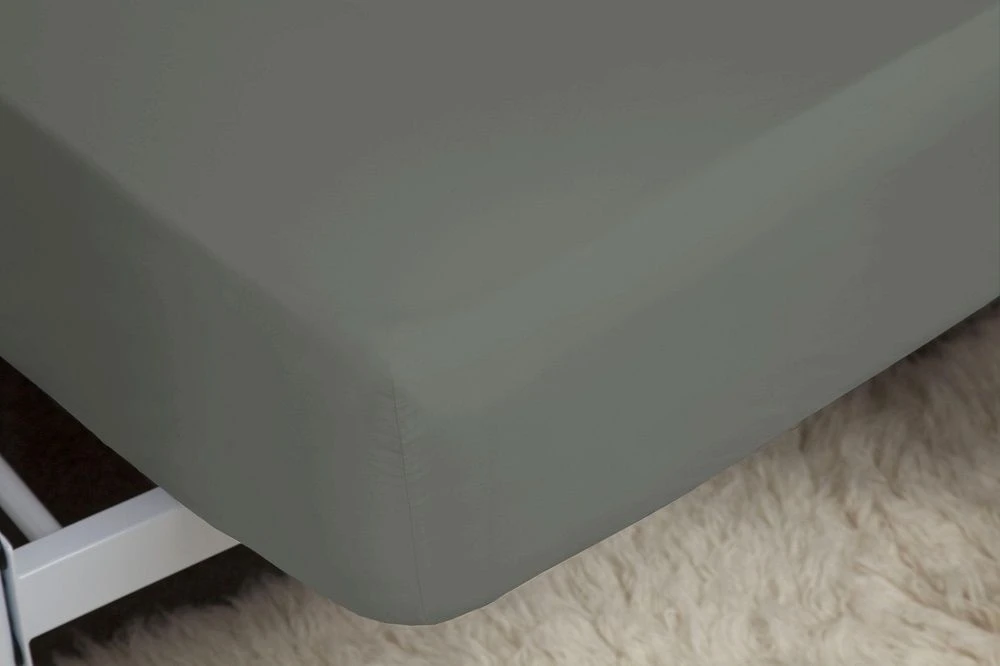 Belledorm 200 Count Fitted Sheet - Grey 3 Belledorm 200 Count Fitted Sheet - Grey