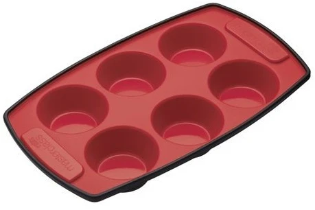 Masterclass Silicone 6 Hole Pan 30x18cm 3 Masterclass Silicone 6 Hole Pan 30x18cm
