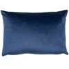 Malini Luxe Velvet Navy Cushion 30cm X 45cm