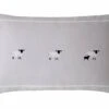 Sophie Allport Brushed Sheep Standard Pillowcase Pair Oatmeal -Home Furnishings Store 33624 16521