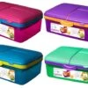 Sistema 1.5L Slimline Quaddie Coloured Lunch Box