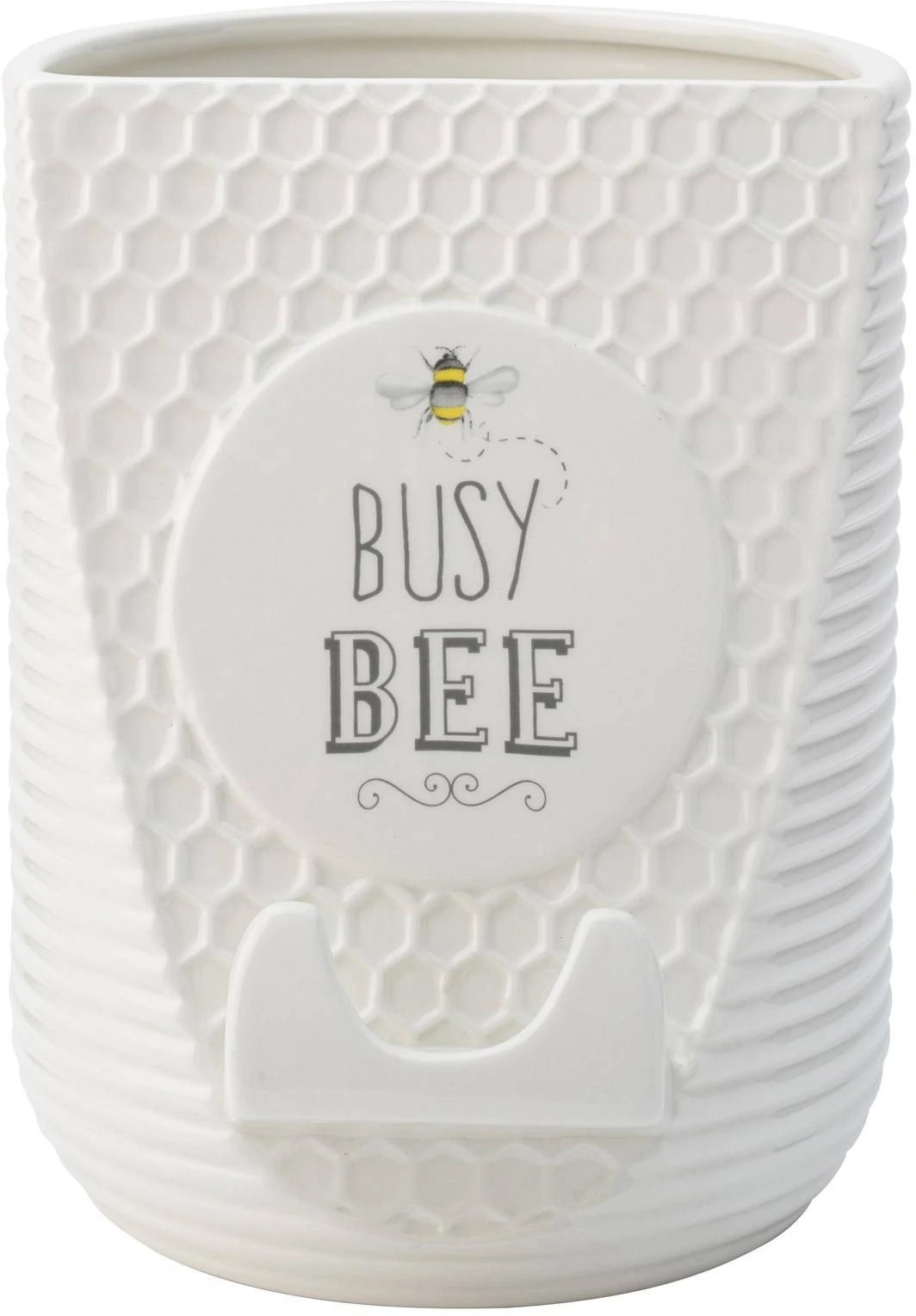 The English Tableware Company Bee Happy Utensil Pot With Stand 3 The English Tableware Company Bee Happy Utensil Pot With Stand