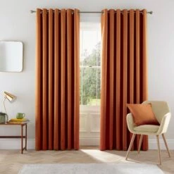 Helena Springfield Eden Ginger Ready Made Curtains