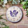 Lavender 12' Wall Clock -Home Furnishings Store 37257 13940