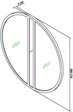 Calgary Mirror Satin Brass -Home Furnishings Store 38668 12833