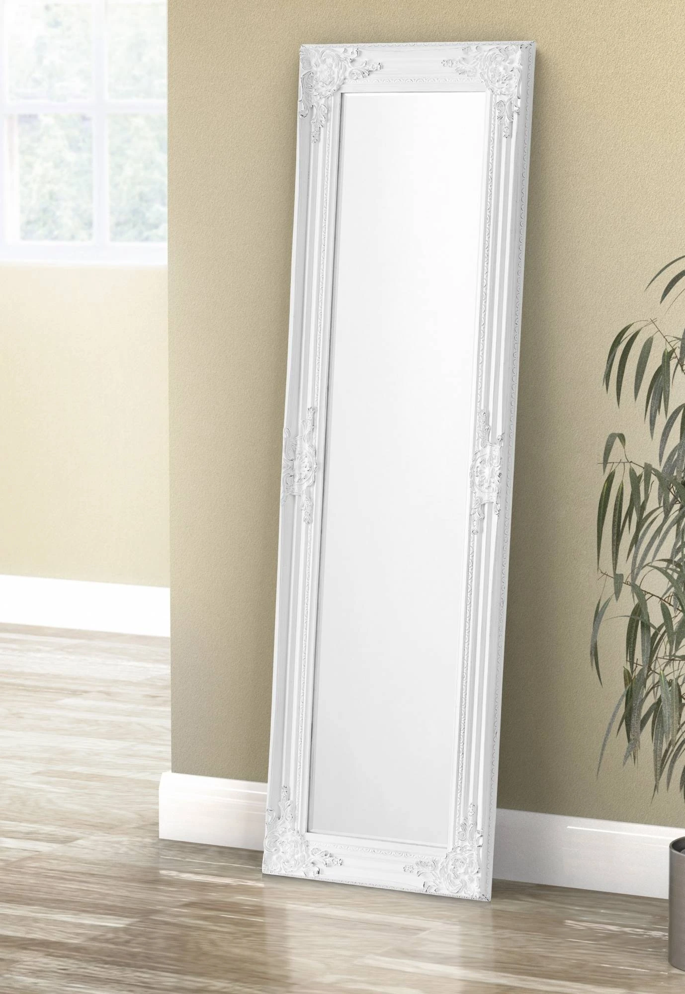 Julian Bowen Palais White Dress Mirror 4 Julian Bowen Palais White Dress Mirror - Image 2