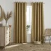 Ashley Wilde Flynn Ochre Blackout Curtains -Home Furnishings Store 40907 10470
