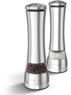 Morphy Richards Accents Electronic Salt & Pepper Mill Stainless Steel