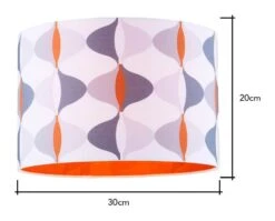 BHS Wave Easyfit Shade Burnt Orange -Home Furnishings Store 42807 7776