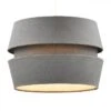 BHS Three Layer Linen Easyfit Shade Grey -Home Furnishings Store 42812 7750