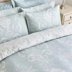 Laura Ashley Josette Duck Egg Duvet Set -Home Furnishings Store 44299 6150