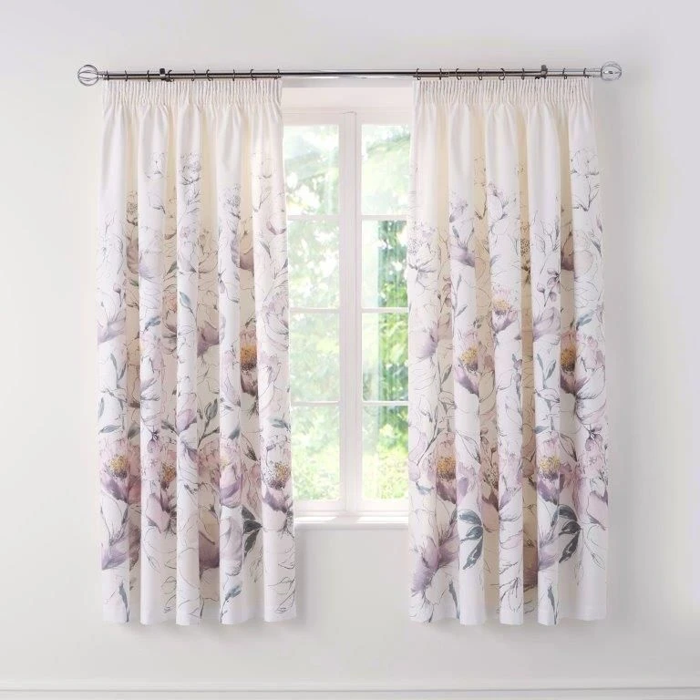 Dream & Drapes Peony Amethyst Curtains 66x72 3 Dream & Drapes Peony Amethyst Curtains 66x72