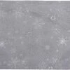 Peggy Wilkins Snow Crystal 67 X 100 Tablecloth Grey