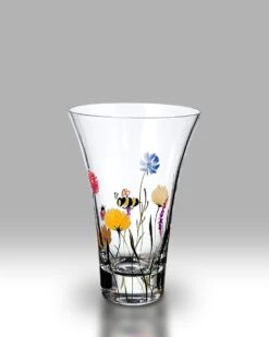 Nobile Bees & Ladybird Flared Vase 19cm