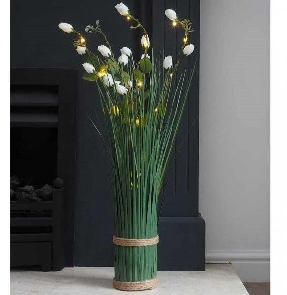 Smart Solar In-Lit Bouquet - Sweetheart Rose 70cm 4 Smart Solar In-Lit Bouquet - Sweetheart Rose 70cm - Image 2