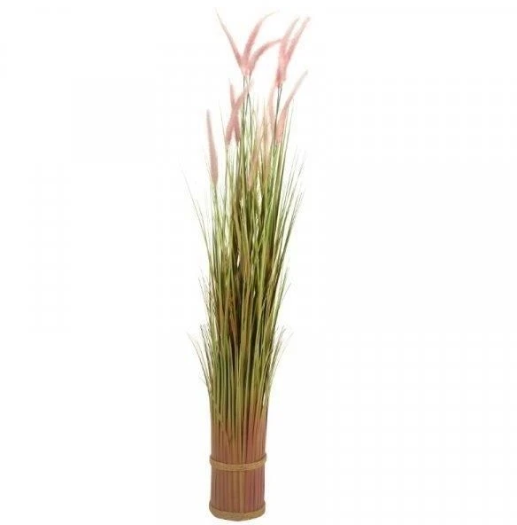 Smart Solar Faux Bouquet - Lilac Grass Tails 120cm 3 Smart Solar Faux Bouquet - Lilac Grass Tails 120cm