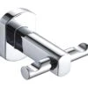 Showerdrape Admirality Double Robe Hook Chrome -Home Furnishings Store 46783 2555