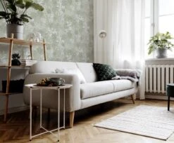 Arthouse Soft Leaves Green Wallpaper -Home Furnishings Store 48691 37234