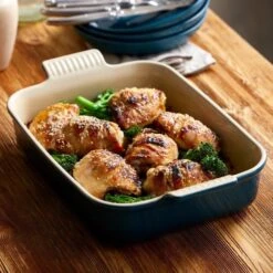 Le Creuset Heritage Deep Rectangular Dish 26cm Deep Teal 8 Le Creuset Heritage Deep Rectangular Dish 26cm Deep Teal -Home Furnishings Store 49014 36499