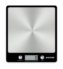 Salter Stainless Steel Evo Digital Kitchen Scales 5kg -Home Furnishings Store 49033 36410