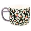 Captivate Eleanor Bowmer Short Mug Blue Leopard -Home Furnishings Store 49056 36353
