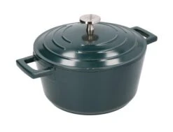 Masterclass Cast Aluminium Casserole Dish 20cm Green