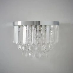 BHS Paladina Wall Light, Chrome -Home Furnishings Store 50015 33775