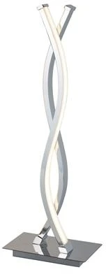 Searchlight Platt LED Wave Table Lamps Lamp Chrome