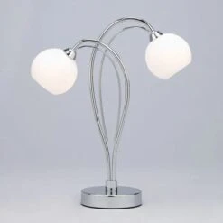 BHS Soni Table Lamps Lamp, Chrome -Home Furnishings Store 50027 33749