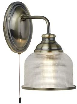 Searchlight Bistro II Wall Light - Antique Brass & Halophane Glass 3 Searchlight Bistro II Wall Light - Antique Brass & Halophane Glass