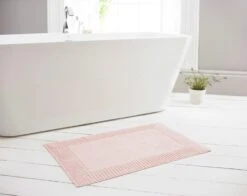 Deyongs Bliss Terry Bath Mat Pink