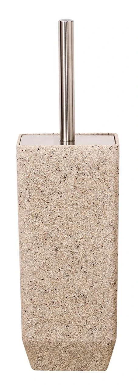 Showerdrape Metro Toilet Brush & Holder Sand 3 Showerdrape Metro Toilet Brush & Holder Sand