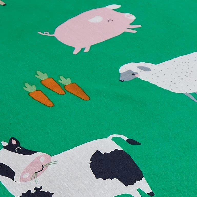 Catherine Lansfield Farmyard Animals Kids 66x72 Curtains 4 Catherine Lansfield Farmyard Animals Kids 66x72 Curtains - Image 2