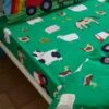 Catherine Lansfield Farmyard Animals Kids Single Fitted Sheet -Home Furnishings Store 51322 30046