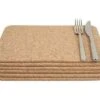 Rectangular Table Mats In Cork Set Of 6 -Home Furnishings Store 51978 27994
