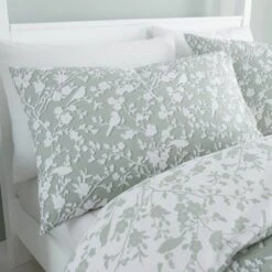 Catherine Lansfield Floral Birds Duvet Set -Home Furnishings Store 53597 25448